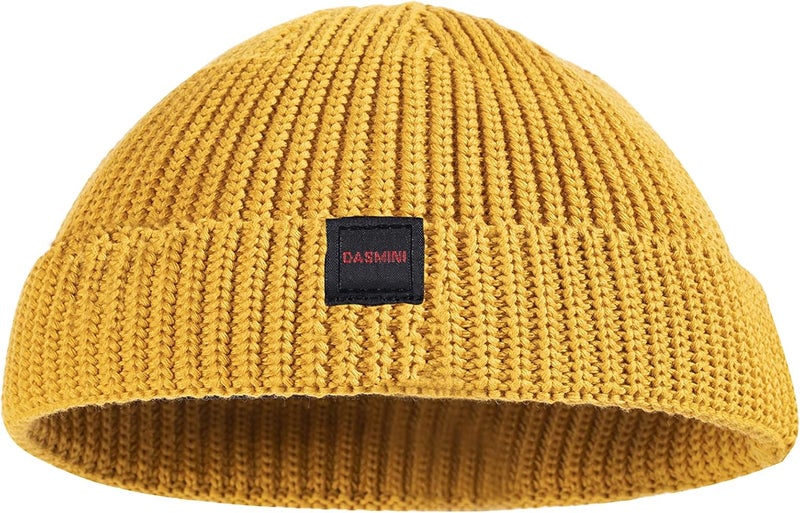 DASMINI Fisherman Beanie Hats for Men Women,Knit Trawler Skull Cap,Watch Cap,Spring Fall Winter Warm Short Hats - Image 4